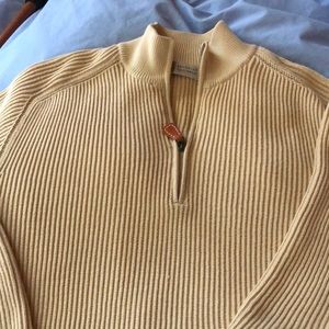 Three quarter zip sweater